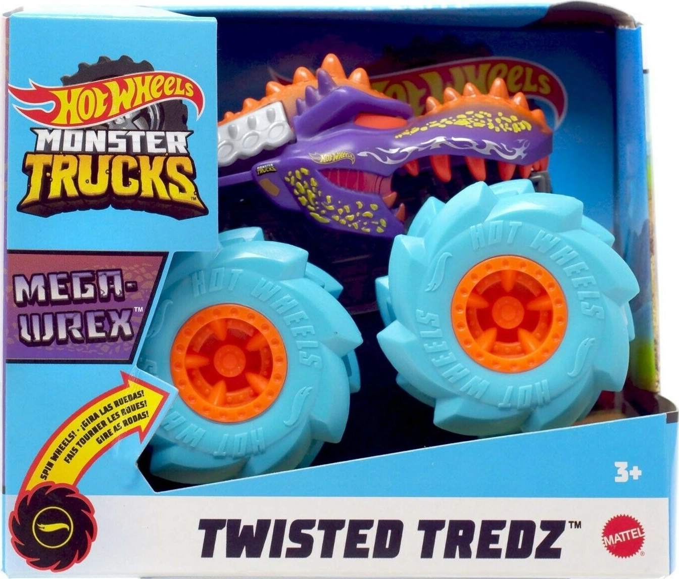 Mattel Αυτοκινητάκι Hot Wheels Monster Trucks Rev Up Mega-Wrex για 3+ Ετών