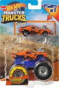 Mattel Hot Wheels Oχήματα Monster Trucks με Αυτοκινητάκι (Διάφορα Σχέδια)