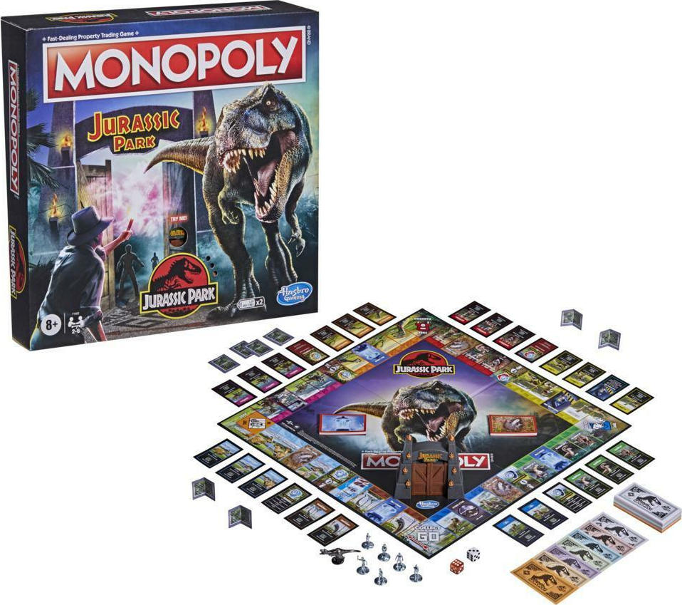 Hasbro Επιτραπέζιο Παιχνίδι Monopoly: Jurassic Park