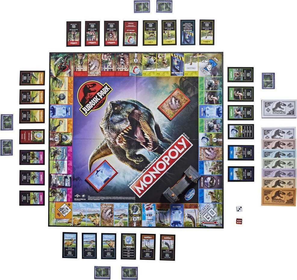 Hasbro Επιτραπέζιο Παιχνίδι Monopoly: Jurassic Park