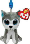 TY BEANIE BOOS SLUSH ΧΝΟΥΔΩΤΟ ΚΛΙΠ ΣΚΥΛΑΚΙ ΓΚΡΙ ΚΑΙ ΛΕΥΚΟ 8.5ΕΚ (#1607-36503)