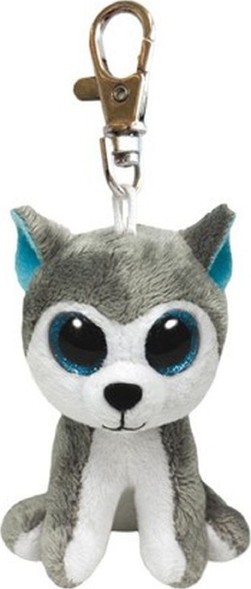 TY BEANIE BOOS SLUSH ΧΝΟΥΔΩΤΟ ΚΛΙΠ ΣΚΥΛΑΚΙ ΓΚΡΙ ΚΑΙ ΛΕΥΚΟ 8.5ΕΚ (#1607-36503)