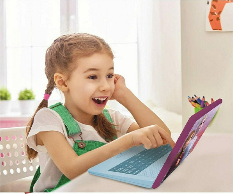 Lexibook Ηλεκτρονικό Παιδικό Εκπαιδευτικό Laptop/Tablet Frozen 2 Δίγλωσσο για 4+ Ετών