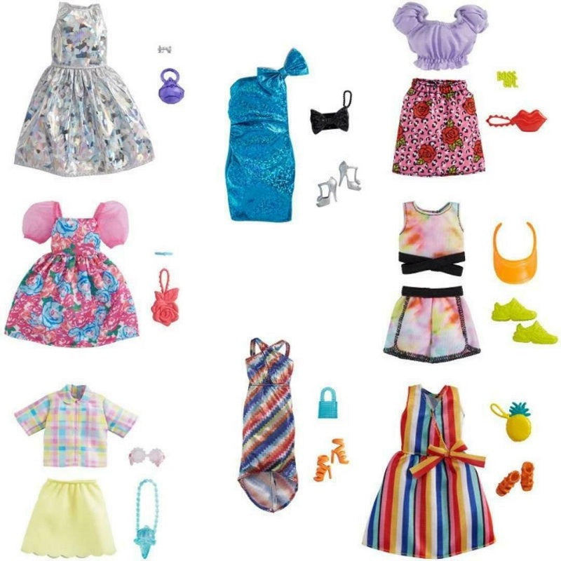 Barbie Βραδινά Σύνολα για 3+ Ετών (Διάφορα Σχέδια) 1τμχ