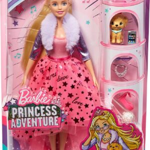 Κούκλα Barbie Μοντέρνα Πριγκίπισσα με Κουτάβι για 3+ Ετών