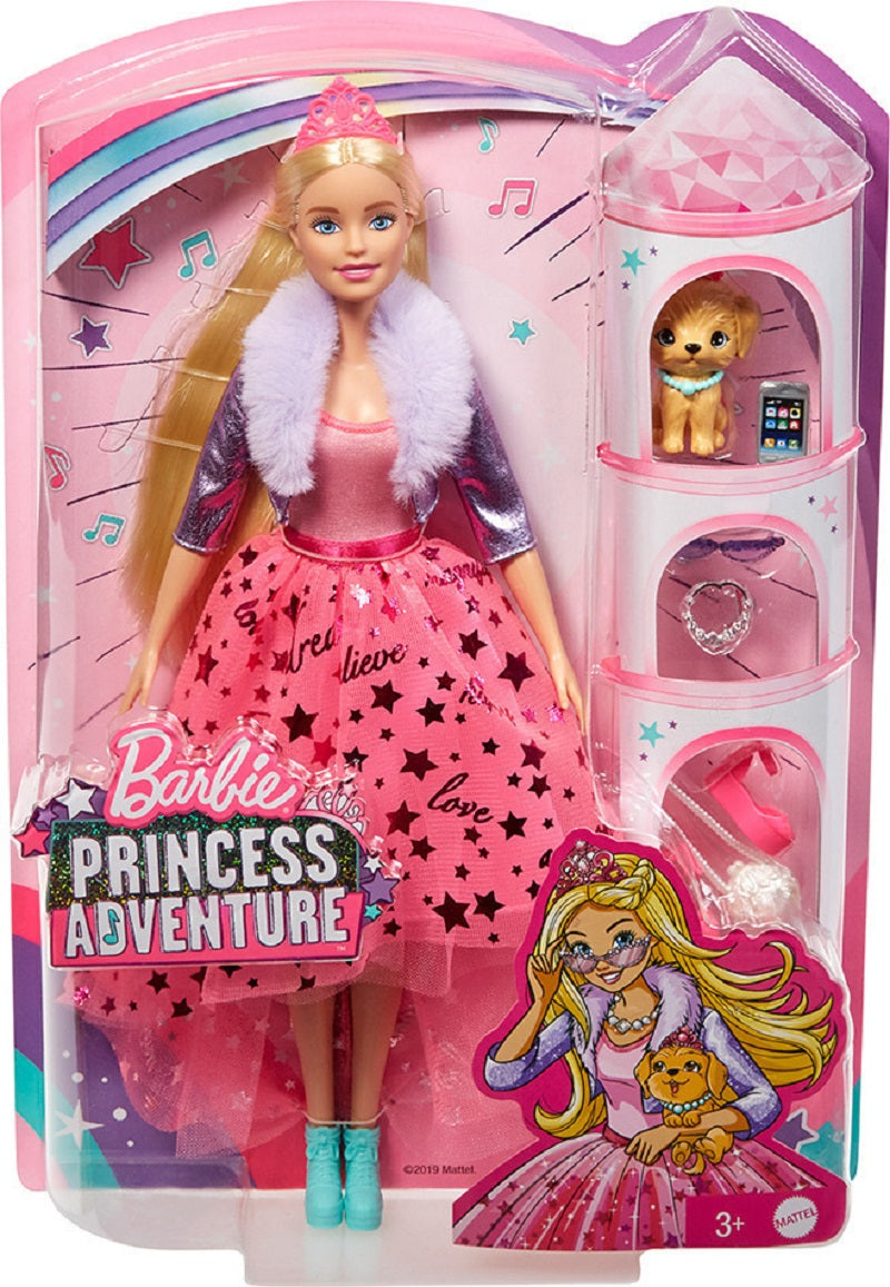 Κούκλα Barbie Μοντέρνα Πριγκίπισσα με Κουτάβι για 3+ Ετών