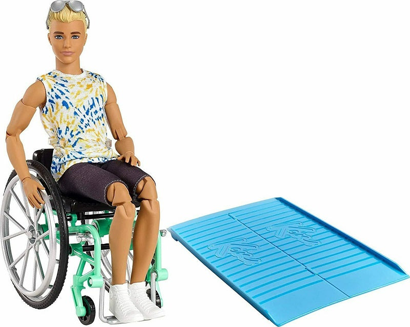 Mattel Barbie Ken Doll – Fashionistas No.167 – Κούκλα Με Αναπηρικό Καροτσάκι (gwx93)