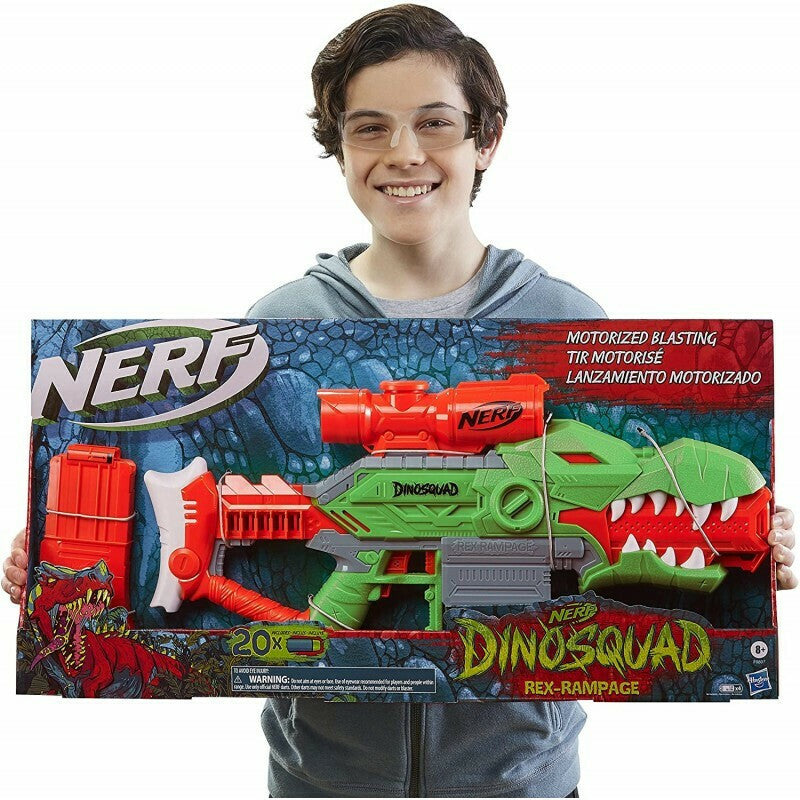 Nerf Εκτοξευτής Rex-Rampage Motorized Blaster Dinosquad