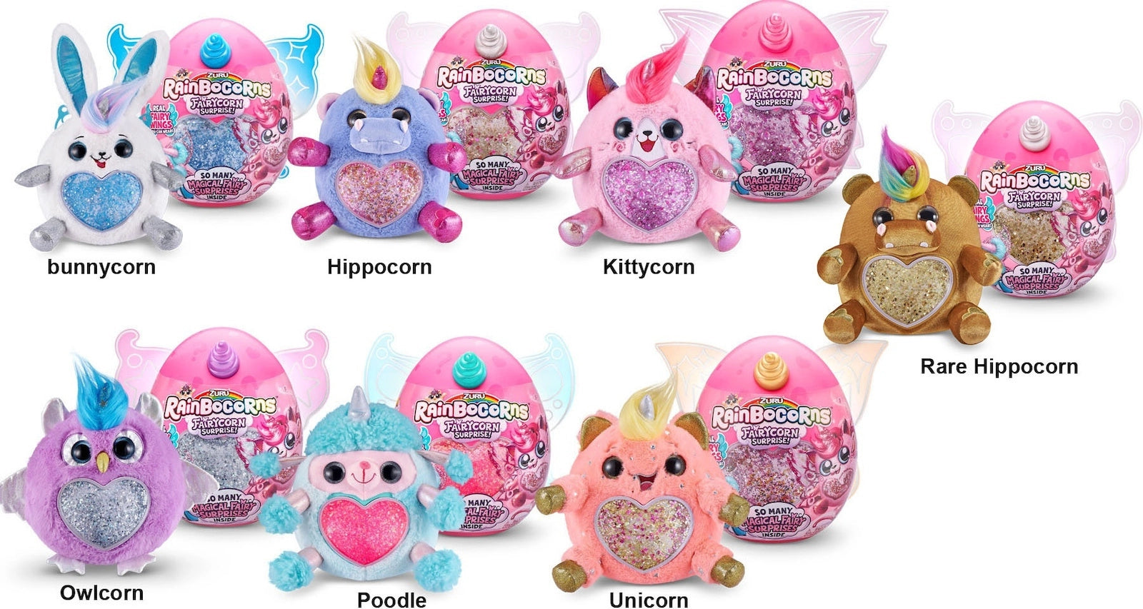 Zuru Λούτρινο Αυγό Series 4 Fairycorn για 3+ Ετών (Διάφορα Σχέδια) 1τμχ