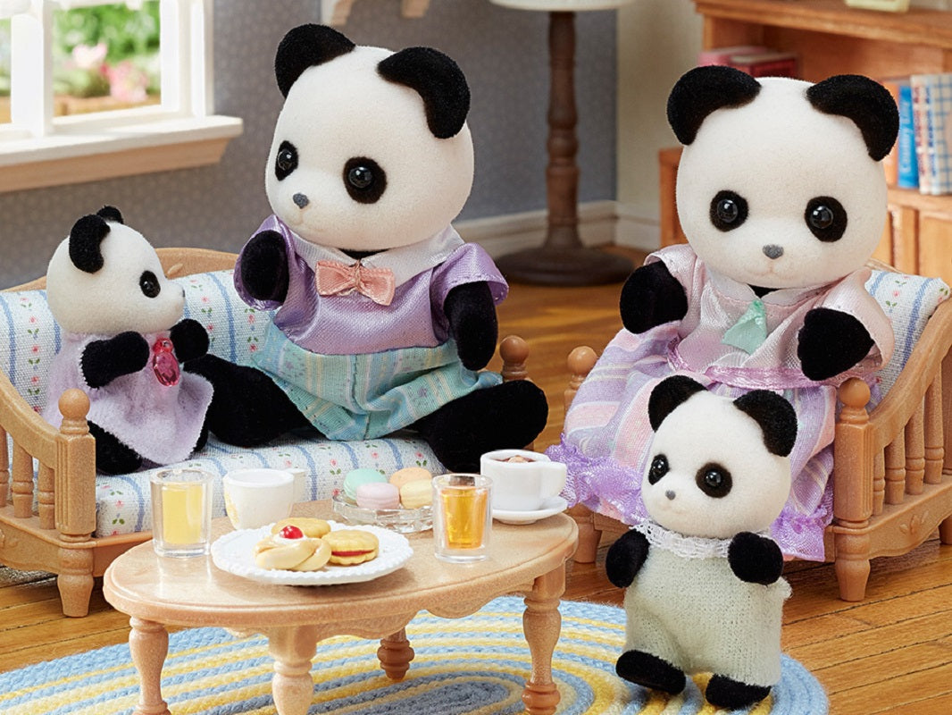 Epoch Toys Παιχνίδι Μινιατούρα Sylvanian Families Pookie Panda Family για 3+ Ετών