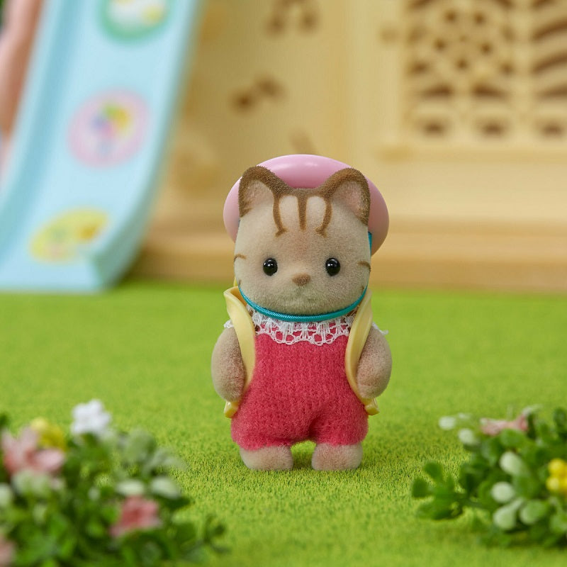 Epoch Toys Παιχνίδι Μινιατούρα Sylvanian Families Striped Cat Baby για 3+ Ετών