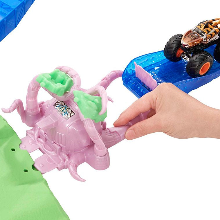 Hot Wheels Πίστα T-Rex Volcano Arena