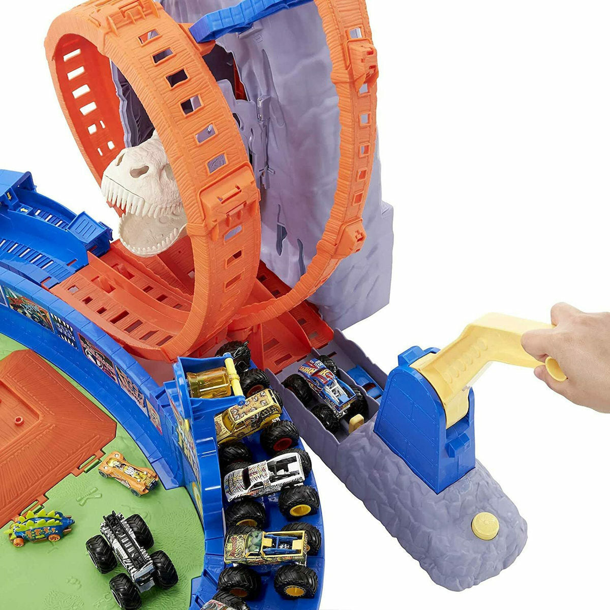 Hot Wheels Πίστα T-Rex Volcano Arena