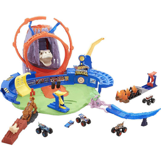 Hot Wheels Πίστα T-Rex Volcano Arena