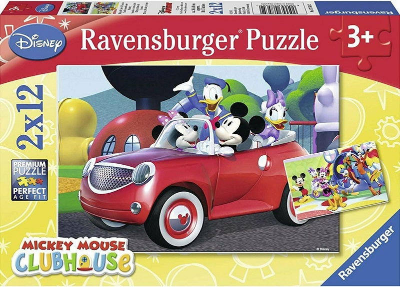 RAVENSBURGER ΠΑΖΛ MIKI,MINI KAI ΦΙΛΟΙ 2×12 TMX (07565)
