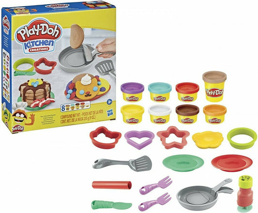 Hasbro Play-Doh Πλαστελίνη – Παιχνίδι Kitchen Creations Flip’ n’ Pancakes