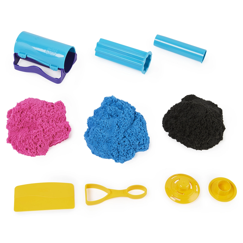 Spin Master Παιχνίδι Κατασκευών με Άμμο Kinetic Sand Slice N’ Surprise Set για Παιδιά 3+ Ετών