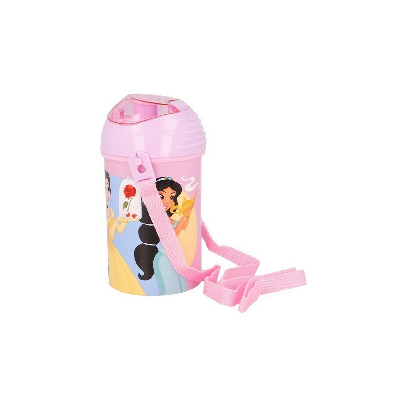 Stor Πλαστικό Παγούρι με Καλαμάκι Disney Princess Πολύχρωμο 450ml