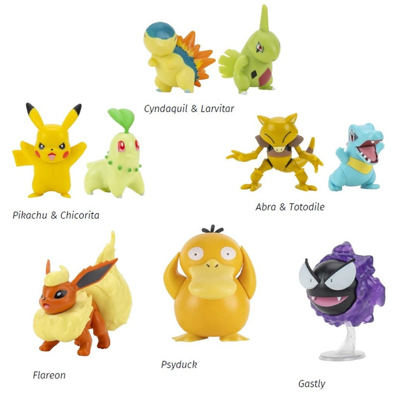 Jazwares Παιχνίδι Μινιατούρα Pokemon για 4+ Ετών (Διάφορα Σχέδια) 1τμχ