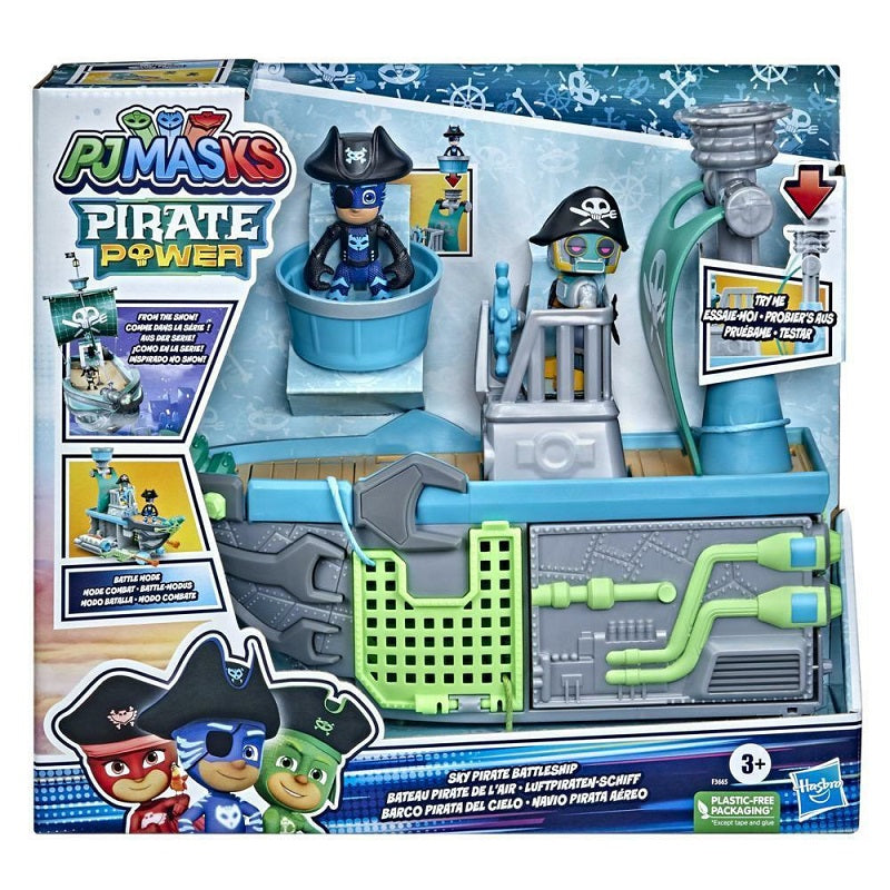 Hasbro Παιχνίδι Μινιατούρα PJ Masks Sky Pirate Battleship για 3+ Ετών