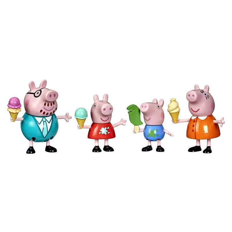 Hasbro Παιχνίδι Μινιατούρα Peppa Pig Family Ice Cream Fun για 3+ Ετών