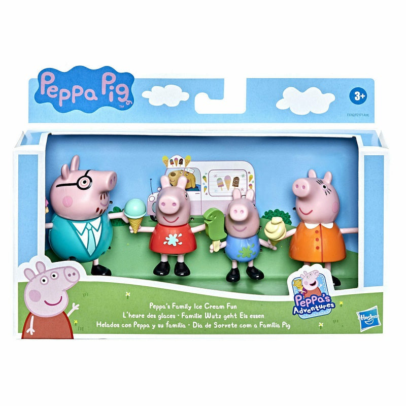 Hasbro Παιχνίδι Μινιατούρα Peppa Pig Family Ice Cream Fun για 3+ Ετών