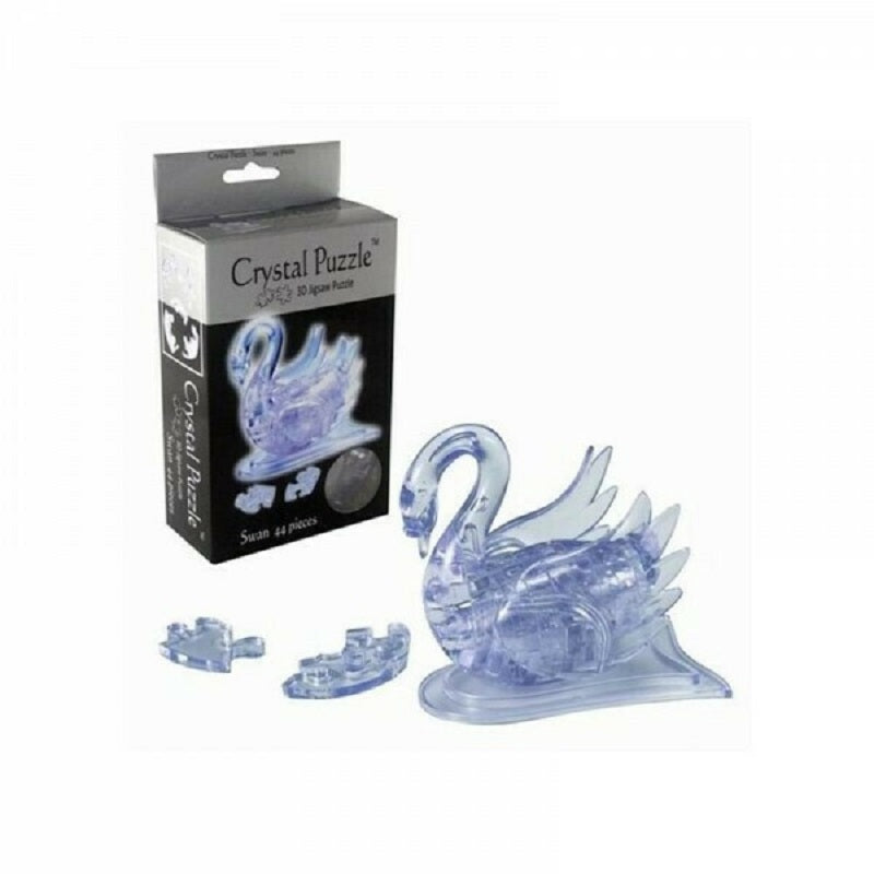 CRYSTAL PUZZLES 3D ΠΑΖΛ Κύκνος Διαφανής 44τμχ