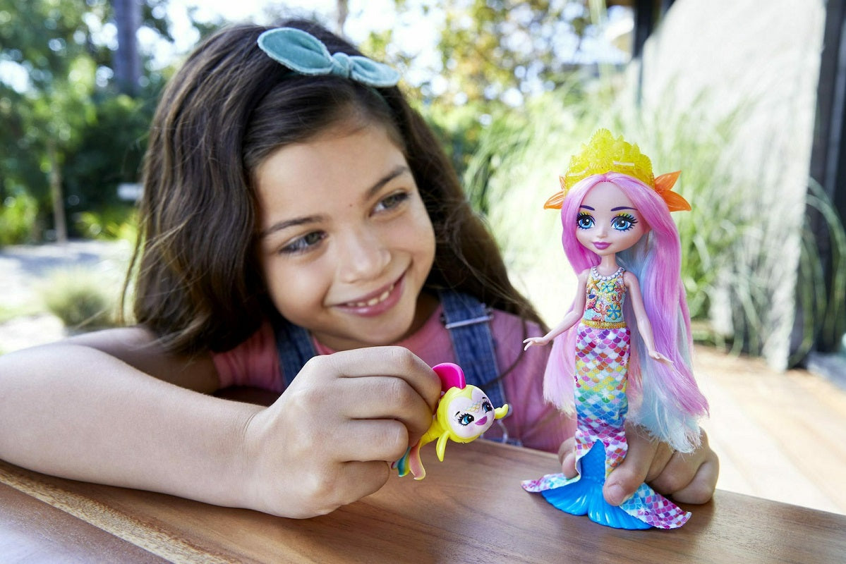 Mattel Κούκλα Enchantimals Royals – Γοργόνα Ουράνιο Τόξο για 4+ Ετών