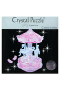 CRYSTAL PUZZLES 3D ΠΑΖΛ Καρουσέλ Ροζ 83τμχ