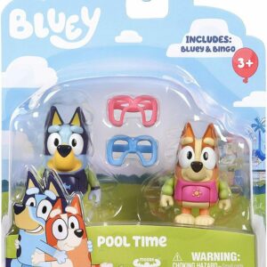 Giochi Preziosi Παιχνίδι Μινιατούρα Pool Time Bluey & Bingo BLY00510 για 3+ Ετών
