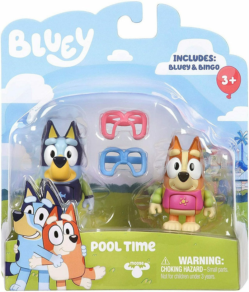 Giochi Preziosi Παιχνίδι Μινιατούρα Pool Time Bluey & Bingo BLY00510 για 3+ Ετών