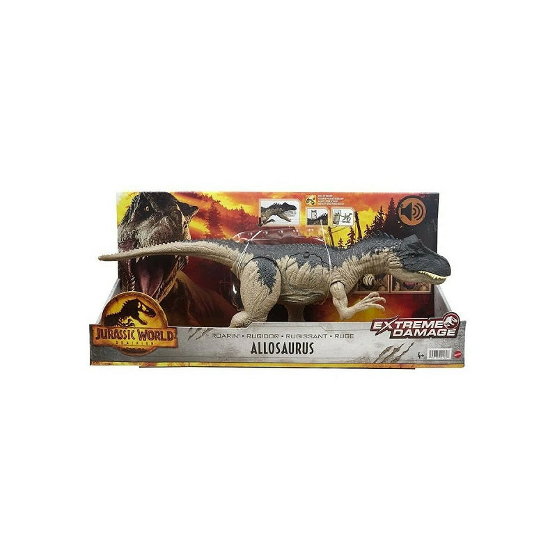 JURASSIC WORLD EXTREME DAMAGE ALLOSAURUS #HFK06