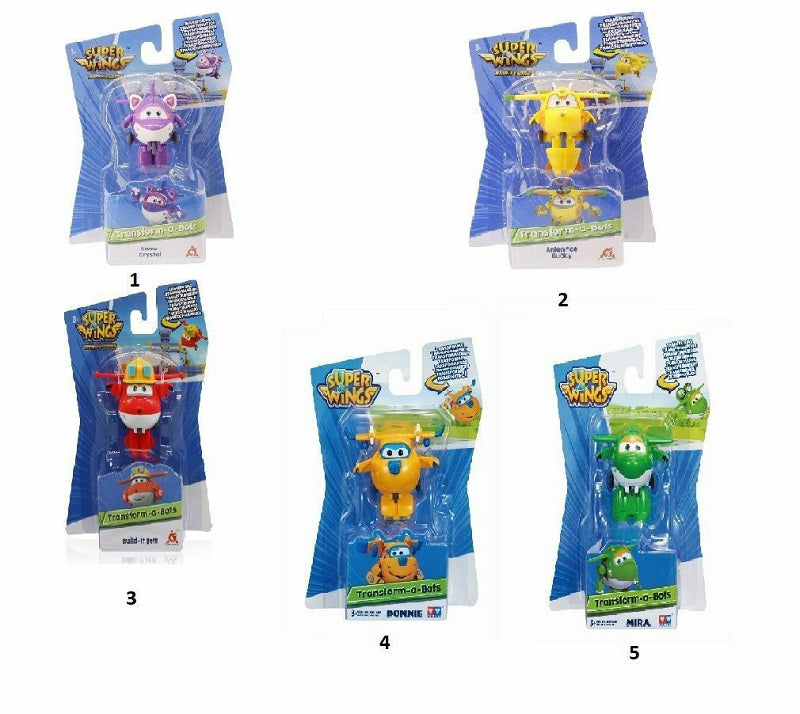 Just Toys Super Wings SuperCharge Τransform – a – Bot Police Jett