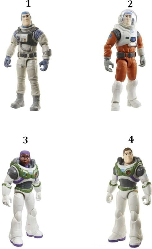 Disney Lightyear Φιγούρες Μεγάλες-4 Σχέδια (HHK29)