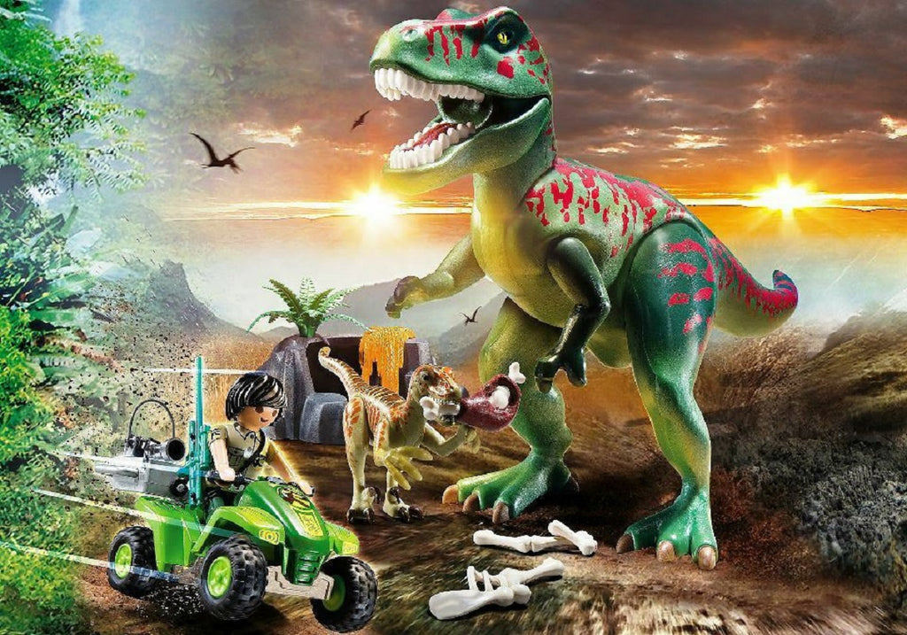 Playmobil Dinos Η Επίθεση του Δεινόσαυρου T-Rex για 4-10 ετών