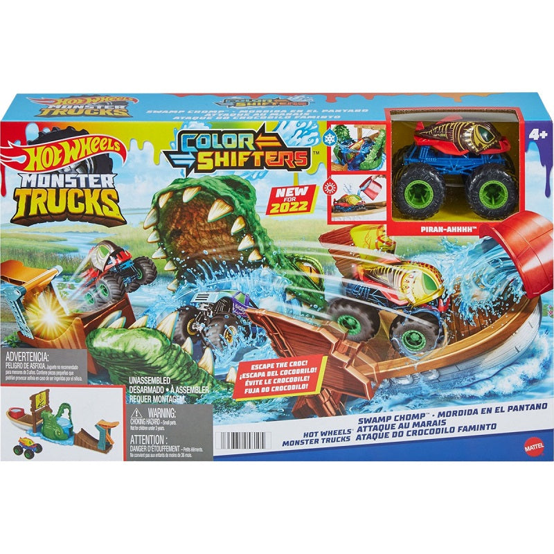 Mattel Hot Wheels – Monster Trucks Swamp Chomp Playset HGV14