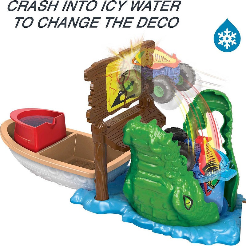 Mattel Hot Wheels – Monster Trucks Swamp Chomp Playset HGV14