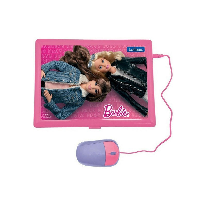 Lexibook Ηλεκτρονικό Παιδικό Εκπαιδευτικό Laptop/Tablet Barbie Δίγλωσσο