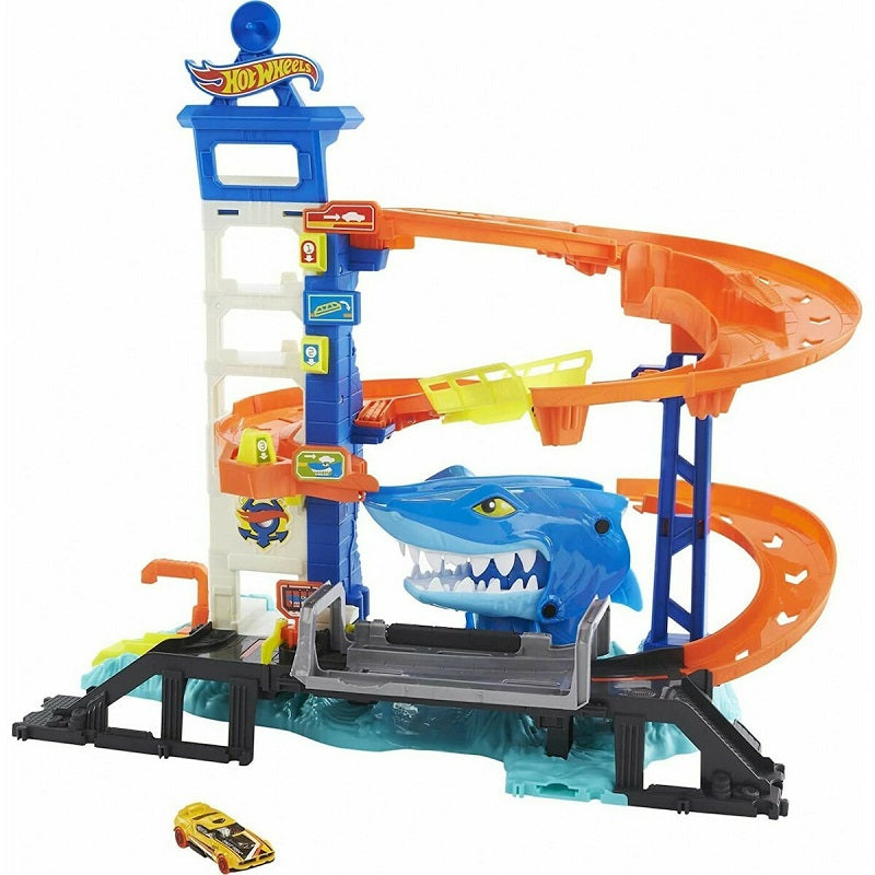 Hot Wheels City Πίστα Γκαράζ με Καρχαρία HDP06