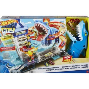 Hot Wheels City Πίστα Γκαράζ με Καρχαρία HDP06