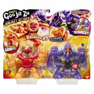 Giochi Preziosi Παιχνίδι Μινιατούρα Goo Jit Zu Dark Matter Terrack vs Sun Fyre Blazagon για 4+ Ετών