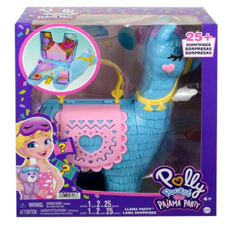 Mattel Παιχνίδι Μινιατούρα Polly Pocket Pajama Party Llama για 4+ Ετών