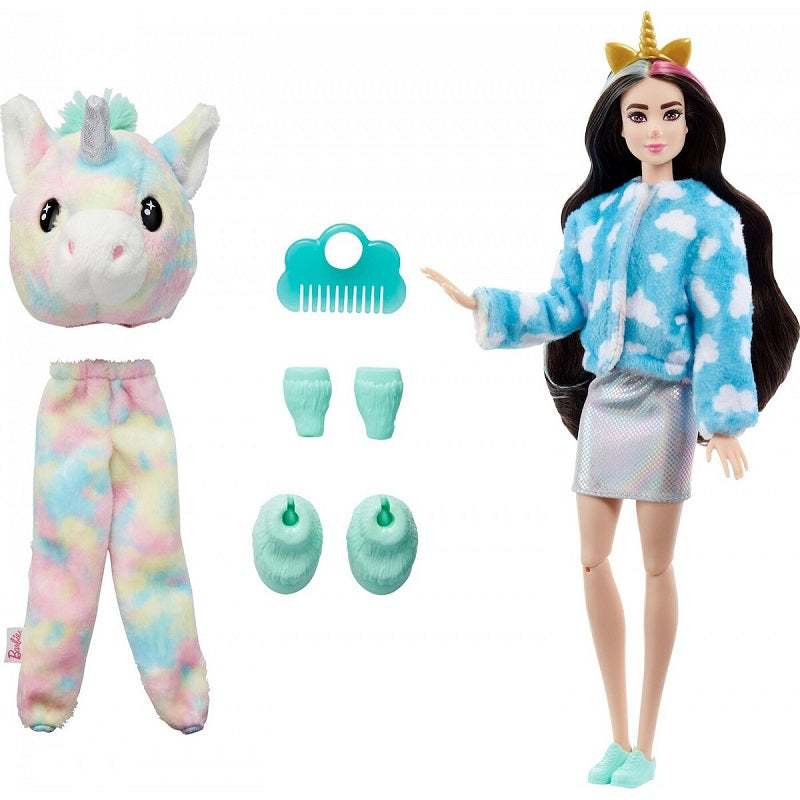 Mattel Κούκλα Barbie Cutie Reveal Dreamland Fantasy Series – Unicorn για 3+ Ετών