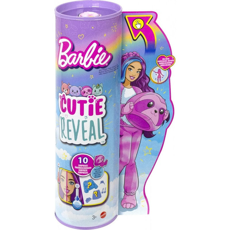 Mattel Κούκλα Barbie Cutie Reveal Dreamland Fantasy Series – Sloth για 3+ Ετών