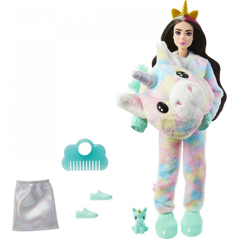 Mattel Κούκλα Barbie Cutie Reveal Dreamland Fantasy Series – Unicorn για 3+ Ετών