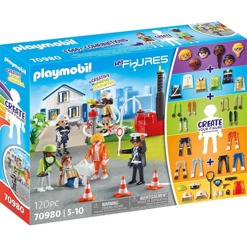 Playmobil Figures Πυροσβεστική Διάσωση για 5-10 ετών
