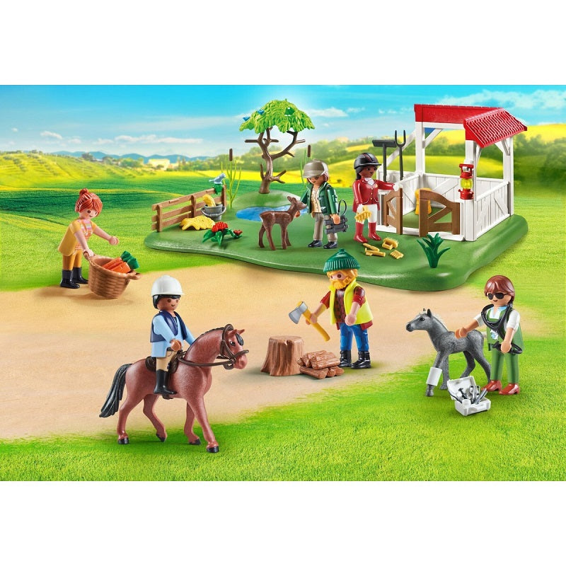 Playmobil Figures Φάρμα των Πόνυ για 5-10 ετών