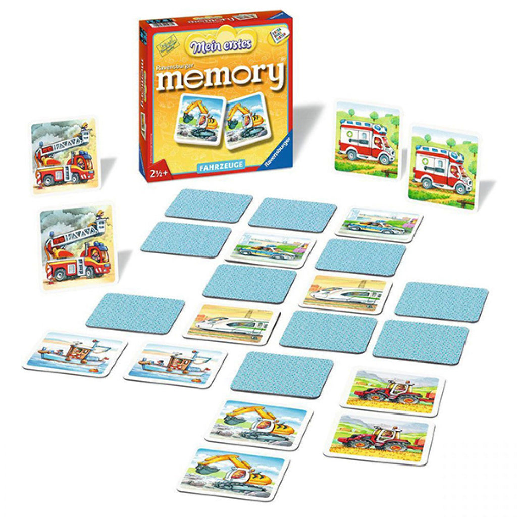 Ravensburger Επιτραπέζιο Παιχνίδι Τα Πρώτα Μου Οχήματα για 2 Παίκτες 2.5+ Ετών