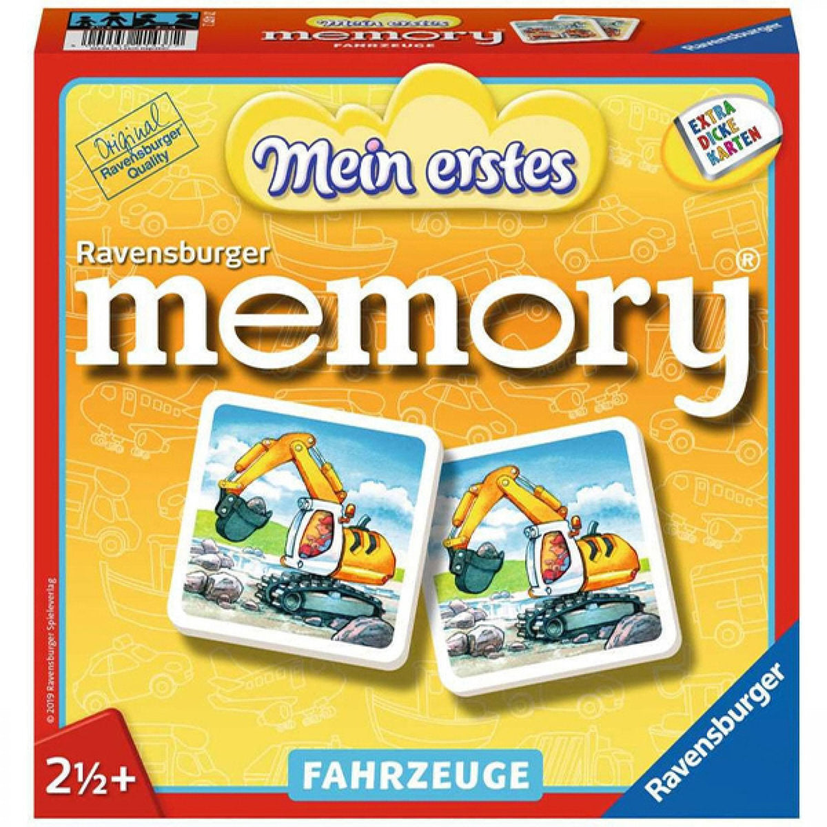 Ravensburger Επιτραπέζιο Παιχνίδι Τα Πρώτα Μου Οχήματα για 2 Παίκτες 2.5+ Ετών