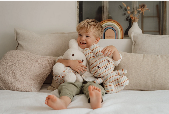 Little Dutch Υφασμάτινο κουκλάκι Miffy Vintage Sunny Stripes 35cm  LD-ΝΙJΝ878